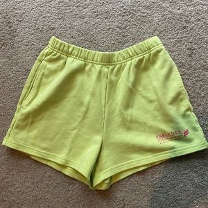 Neon fabletics terry shorts